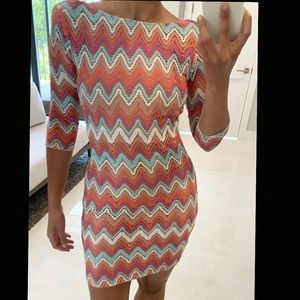 Colorfull bodycon dress